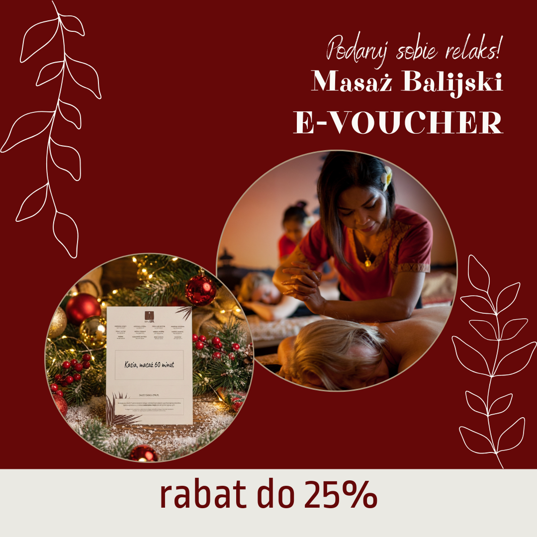 Masaż Balijski - e-voucher Masaż Balijski - e-voucher