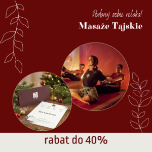 Masaże Tajskie - voucher