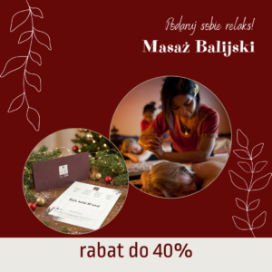Masaż Balijski - voucher