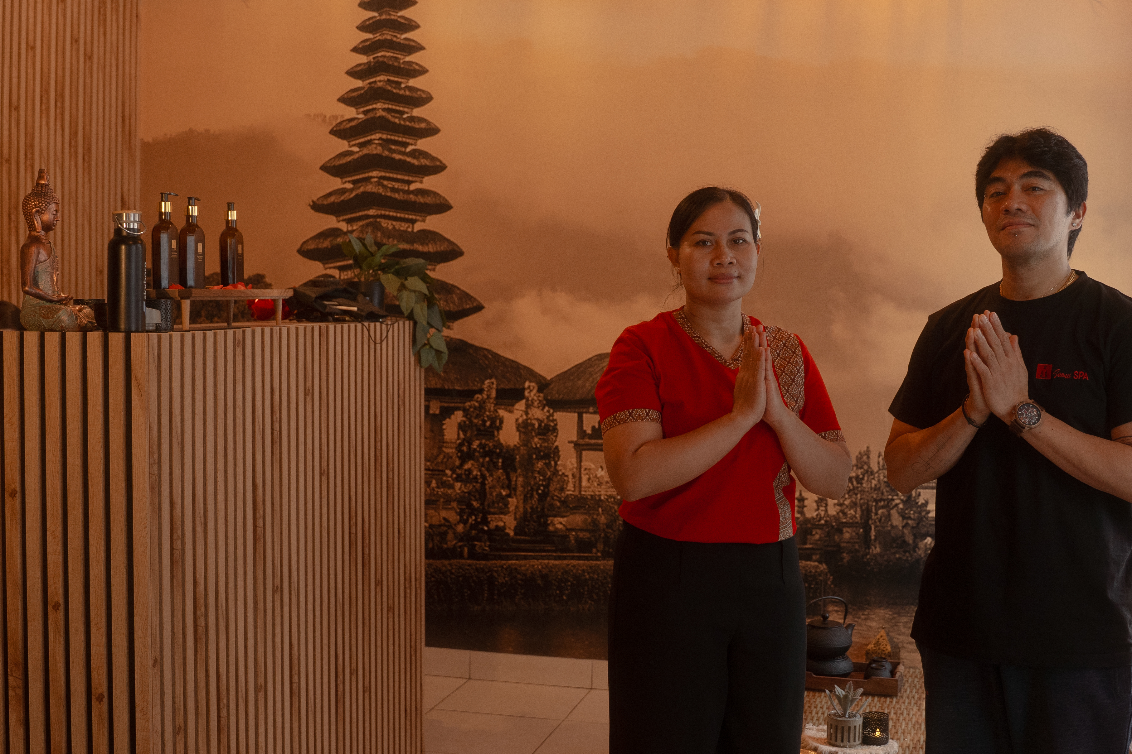 Salon Samui Spa Natolin to oryginalne, orientalne wnętrza